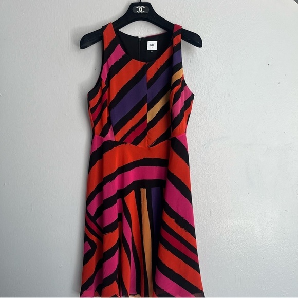 Cabi Fete Striped Fit and Flare Dress #4075 Size Small - Picture 7 of 12